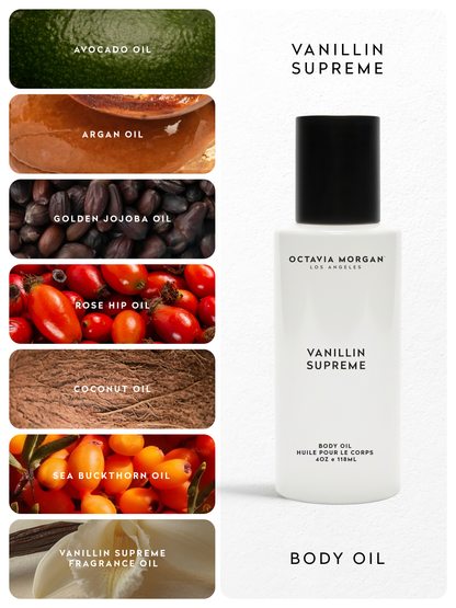 VANILLIN SUPREME BODY OIL - Octavia Morgan Los Angeles 