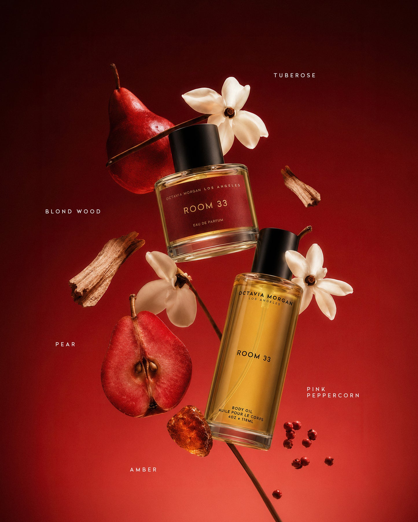 50ML ROOM 33 BODY OIL BUNDLE - Octavia Morgan Los Angeles 